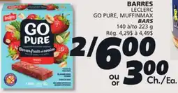 IGA LECLERC GO PURE BARS offer