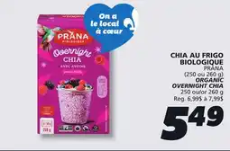 IGA PRANA ORGANIC OVERNIGHT CHIA offer