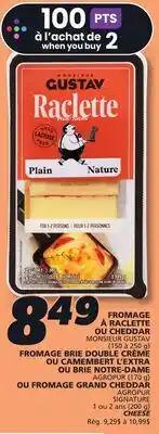 IGA MONSIEUR GUSTAV FROMAGE GRAND CHEDDAR offer