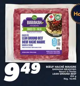 IGA BARAKAH MEADOWS LEAN GROUND BEEF offer