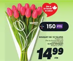 IGA VANCO FARMS 10-TULIP BOUQUET offer