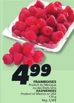 IGA RASPBERRIES offer