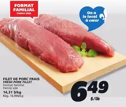 IGA FRESH PORK FILLET offer