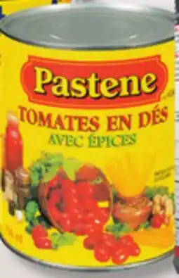 IGA PASTENE TOMATO JUICE, SOUP OR TOMATOES offer