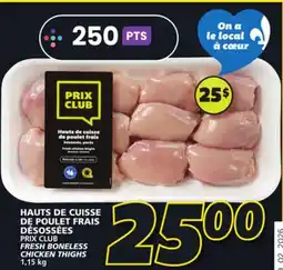 IGA FRESH BONELESS CHICKEN THIGHS offer