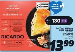 IGA RICARDO FROZEN PINK SALMON PIE offer