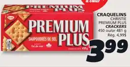 IGA CHRISTIE PREMIUM PLUS CRACKERS offer
