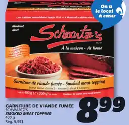 IGA SCHWARTZ'S SMOKED MEAT TOPPING offer