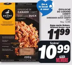 IGA LAC BROME SHREDDED DUCK CONFIT offer