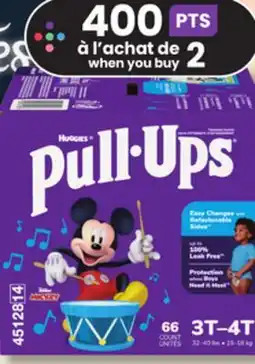 IGA HUGGIES (56 à 74) TRAINING OR OVERNIGHT UNDERWEARS offer