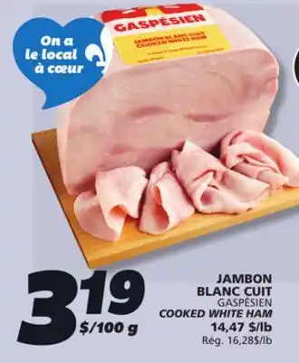 IGA GASPÉSIEN COOKED WHITE HAM offer