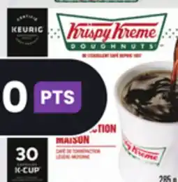 IGA KRISPY KREME DOUGHNUTS COFFEE offer
