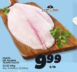 IGA TILAPIA FILLETS offer