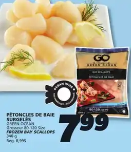 IGA GREEN OCEAN FROZEN BAY SCALLOPS offer
