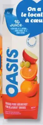 IGA OASIS FRUIT JUICE offer