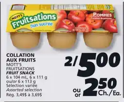 IGA MOTT'S FRUITSATIONS FRUIT SNACK offer