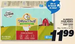 IGA LA MÈRE POULE BABY FOOD offer