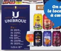 IGA UNIBROUE BEER offer