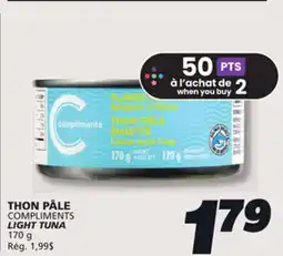 IGA COMPLIMENTS LIGHT TUNA offer
