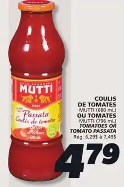IGA MUTTI TOMATO PASSATA offer