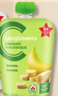 IGA COMPLIMENTS ORGANIC BABY FOOD offer