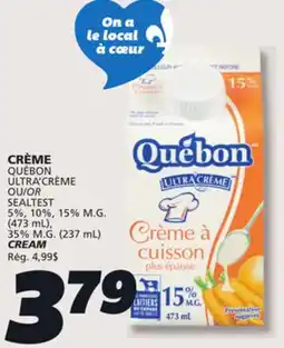 IGA QUÉBON CREAM offer