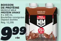 IGA MUSCLE MILK PROTEIN SHAKE offer