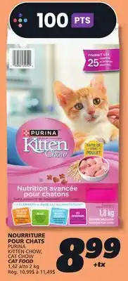 IGA PURINA KITTEN CHOW, CAT CHOW CAT FOOD offer