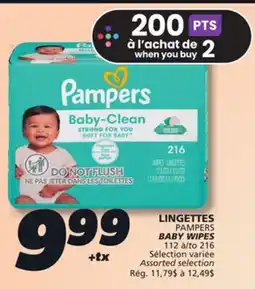 IGA PAMPERS BABY WIPES offer
