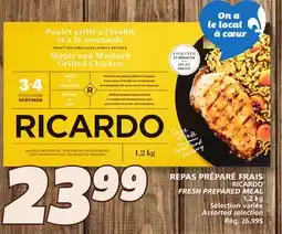 IGA RICARDO FRESH PREPARED MEAL offer