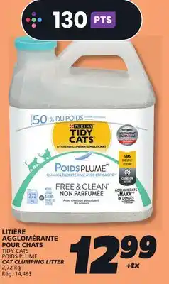IGA TIDY CATS POIDS PLUME CAT CLUMPING LITTER offer