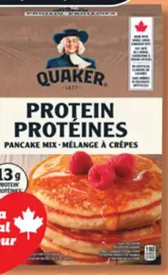 IGA QUAKER PANCAKE MIX offer