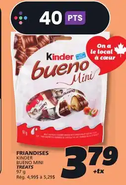 IGA KINDER BUENO MINI TREATS offer