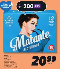 IGA ARCHIBALD BEER offer