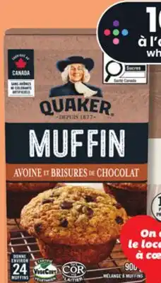 IGA QUAKER COOKIE OR MUFFIN offer
