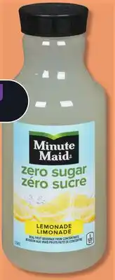 IGA MINUTE MAID LEMONADE OR FRUIT BEVERAGE offer