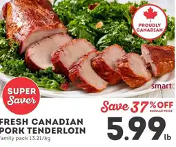 IGA Fresh canadian pork tenderloin offer