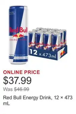 Costco Red Bull Energy Drink, 12 × offer