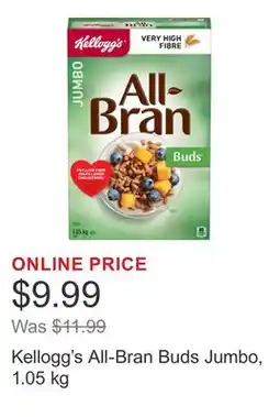 Costco Kellogg's All-Bran Buds Jumbo offer
