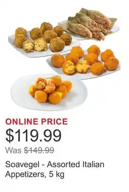 Costco Soavegel - Assorted Italian Appetizers offer