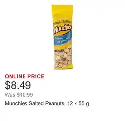 Costco Munchies Salted Peanuts, 12 × offer