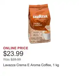 Costco Lavazza Crema E Aroma Coffee offer