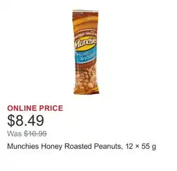 Costco Munchies Honey Roasted Peanuts, 12 × offer