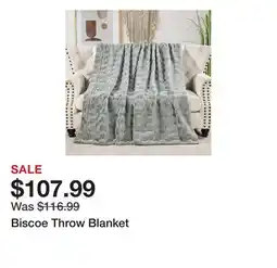 Wayfair Biscoe Throw Blanket offer