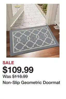 Wayfair Non-Slip Geometric Doormat offer