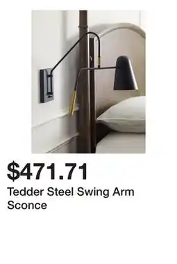Wayfair Tedder Steel Swing Arm Sconce offer
