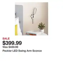 Wayfair Peckler LED Swing Arm Sconce offer