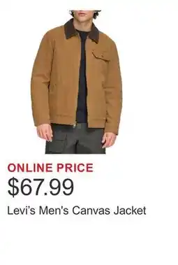 Costco Levi's Men's Canvas Jacket offer