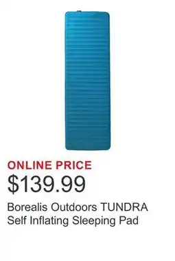 Costco Borealis Outdoors TUNDRA Self Inflating Sleeping Pad offer