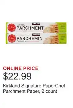 Costco Kirkland Signature PaperChef Parchment Paper, 2 count offer